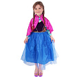 Rappa Dětský kostým princezna zimní království Anička DELUXE (S) e-obal