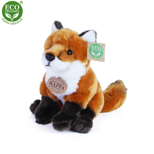 Rappa Plyšová liška sedící 21 cm ECO-FRIENDLY Rappa Plyšová liška sedící 21 cm ECO-FRIENDLY