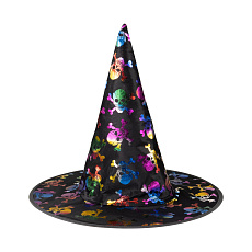 Rappa Klobouk čarodějnický s lebkami pro dospělé Rappa Klobouk čarodějnický s lebkami pro dospělé
