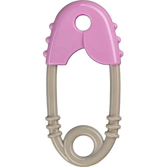 Rappa Chrastítko špendlík-růžovo-šedý Rappa Chrastítko špendlík-růžovo-šedý