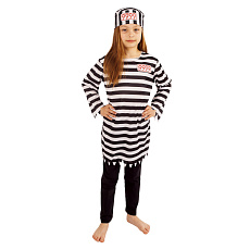 Rappa Dětský kostým vězenkyně (M) e-obal Rappa Dětský kostým vězenkyně (M) e-obal