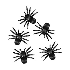 Rappa Dekorace pavouk černý 5 ks