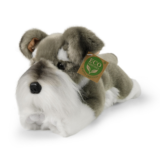 Rappa Plyšový pes knírač ležící 28 cm ECO-FRIENDLY Rappa Plyšový pes knírač ležící 28 cm ECO-FRIENDLY