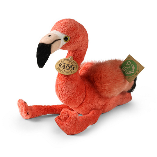 Rappa Plyšový pták plameňák 23 cm ECO-FRIENDLY