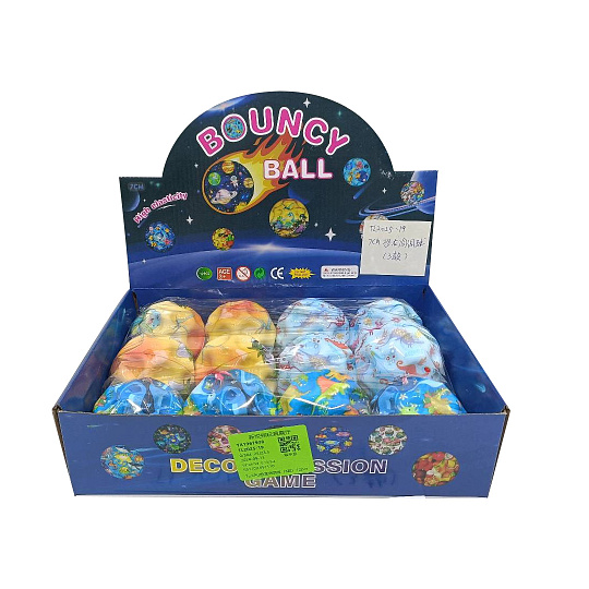 Rappa Míček skákací dino mix 7 cm Rappa Míček skákací dino mix 7 cm