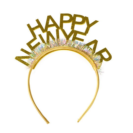 Rappa Čelenka Happy New Year zlatá