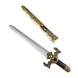 Rappa Rytířský meč zlatý s pouzdrem a se zvuky