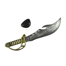 Rappa Pirátská šavle s klapkou na oko 46 cm Rappa Pirátská šavle s klapkou na oko 46 cm