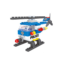 Rappa Kompatibilní stavebnice BLOXO policie helikoptéra 68 ks Rappa Kompatibilní stavebnice BLOXO policie helikoptéra 68 ks
