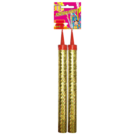 Rappa Fontána párty zlatá 50 sek 15 cm 2 ks Rappa Fontána párty zlatá 50 sek 15 cm 2 ks