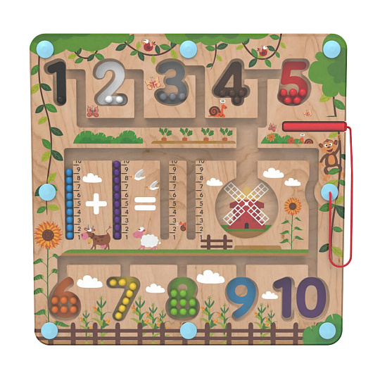 Rappa 2Kids Toys Magnetická hrací deska Matematika