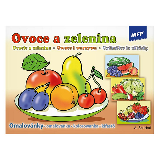 MFP Rappa Omalovánky MFP Ovoce a zelenina MFP Rappa Omalovánky MFP Ovoce a zelenina