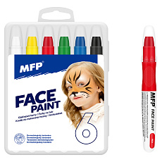 Barvy na obličej - make-up 6ks set