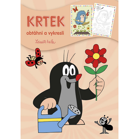 Rappa omalovánka A5 Krtek obtáhni a vykresli