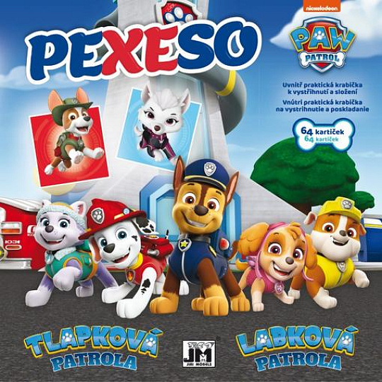 Jiri Models Pexeso v sešitu Paw Patrol/Tlapková Patrola 1