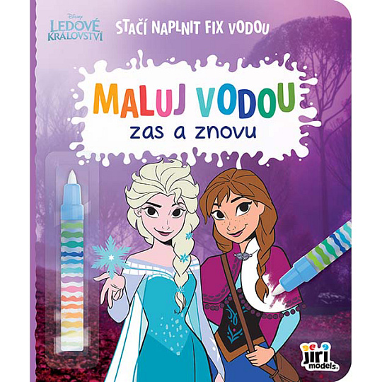 Omalovánka Maluj vodou zas a znovu FROZEN - Ledové království