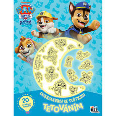 Omalovánky se svítícím tetováním Paw Patrol/Tlapková Patrola