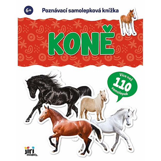 Jiri Models Poznávací samolepková knížka Koně