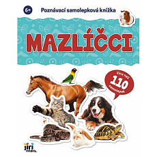 Jiri Models Poznávací samolepková knížka Mazlíčci