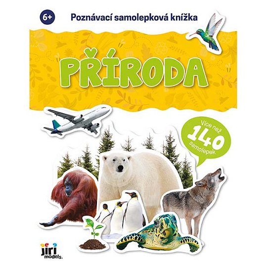 Jiri Models Poznávací samolepková knížka Příroda