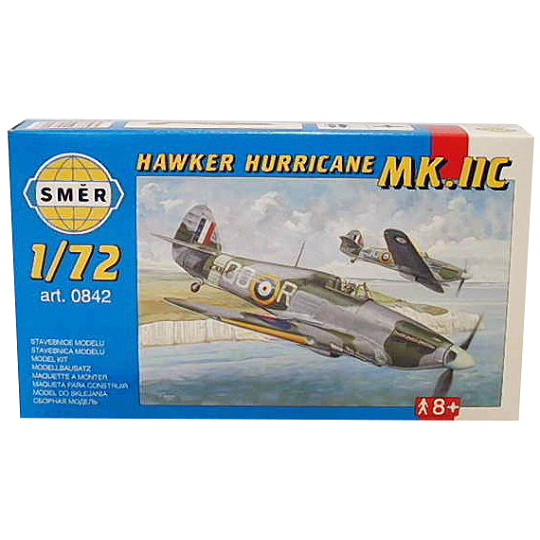 Směr modely plastové HAWKER Hurricane Mk.IIC 1:72 Směr modely plastové HAWKER Hurricane Mk.IIC 1:72