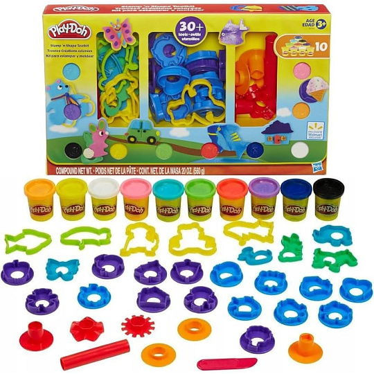 Hasbro Playdoh stamp n shape toolkit