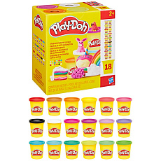 HASBRO - Play-Doh 18 ks kelímků, velké balení HASBRO - Play-Doh 18 ks kelímků, velké balení