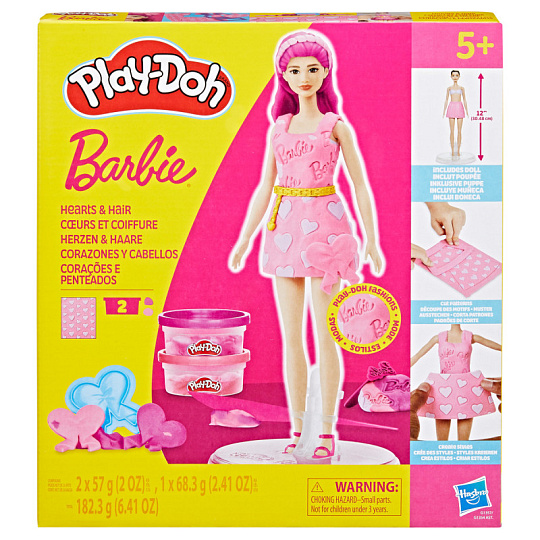 HASBRO - Play-Doh Barbie vlasy a srdce HASBRO - Play-Doh Barbie vlasy a srdce