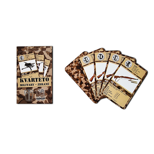 Hrací karty Wooky Kvarteto Military zbraně