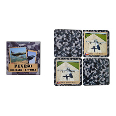 Hrací karty Wooky Pexeso retro Military Letadla