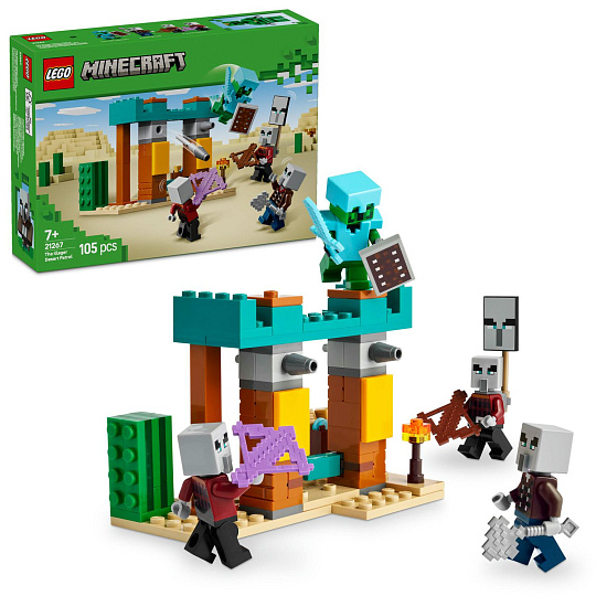 LEGO Minecraft® 21267 Pouštní hlídka zákeřníků LEGO Minecraft® 21267 Pouštní hlídka zákeřníků