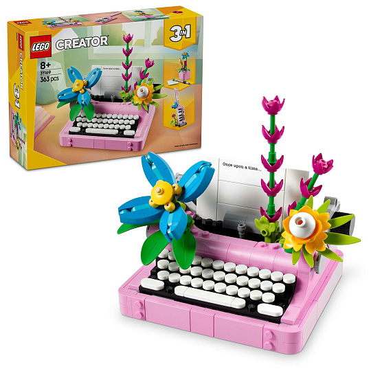 LEGO Creator 3v1 31169 Psací stroj s květinami LEGO Creator 3v1 31169 Psací stroj s květinami