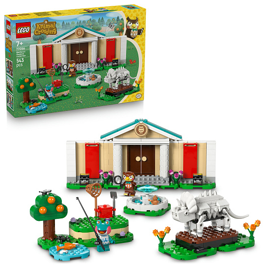 LEGO Animal Crossing™ 77056 Blathers a jeho muzejní sbírka