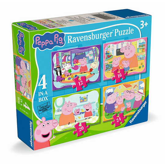 Ravensburger Prasátko Peppa 4v1 Ravensburger Prasátko Peppa 4v1