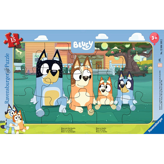 Ravensburger Bluey 15 dílků Ravensburger Bluey 15 dílků