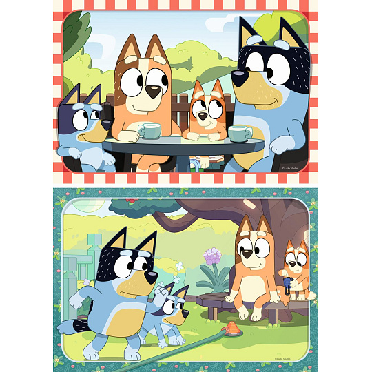 Ravensburger Bluey na pikniku 2x12 dílků