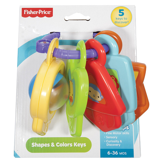 FISHER PRICE BAREVNÉ KLÍČKY CMY40 FISHER PRICE BAREVNÉ KLÍČKY CMY40