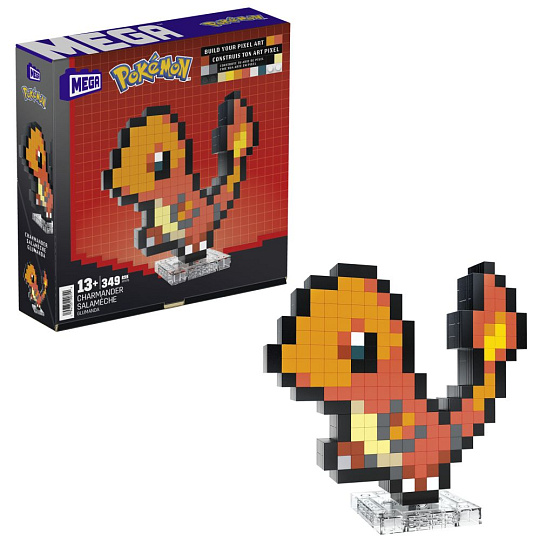 Mattel MEGA POKÉMON PIXEL ART - CHARMANDER