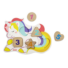 MGA Little Tikes Wooden Critters Dřevěné puzzle s čísly, 3 druhy MGA Little Tikes Wooden Critters Dřevěné puzzle s čísly, 3 druhy