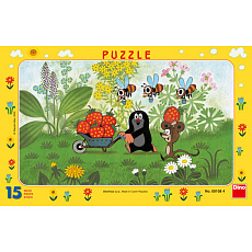 Dino dětské puzzle Krtek na výletě  15D