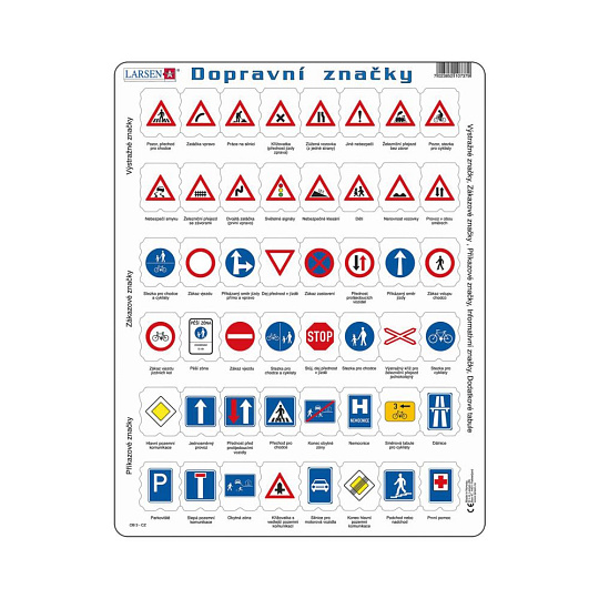 Dino DOPRAVNÍ ZNAČKY 48 d. EDU Puzzle