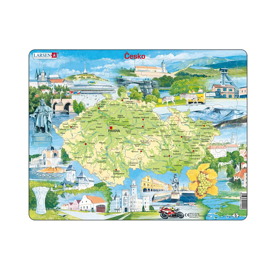 Dino ČESKÁ REPUBLIKA PAMÁTKY 78 d. EDU Puzzle