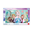 Dino FROZEN: RODINA 15 deskové Puzzle