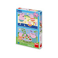 Dino PEPPA PIG: NA DOVOLENÉ 2x48 Puzzle