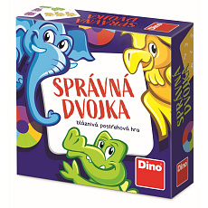 Dino SPRÁVNÁ DVOJKA Cestovní hra Dino SPRÁVNÁ DVOJKA Cestovní hra