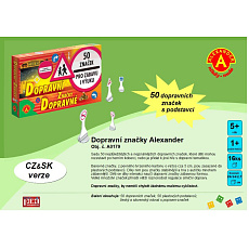 PEXI Alexander Dopravní značky 50ks PEXI Alexander Dopravní značky 50ks