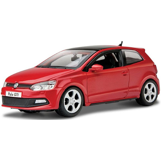 Bburago 1:24 Plus VW Polo GTI Mark 5 Red Bburago 1:24 Plus VW Polo GTI Mark 5 Red