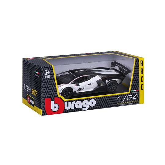 Bburago ORBICO Bburago 1:24 Race Lamborghini Essenza SCV12 White Bburago ORBICO Bburago 1:24 Race Lamborghini Essenza SCV12 White