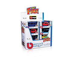 Bburago Auto Bburago 1:43 STREET FIRE DISPENSER ASSORT Bburago Auto Bburago 1:43 STREET FIRE DISPENSER ASSORT