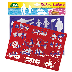 Lena Kreslící šablony - dopravní prostředky